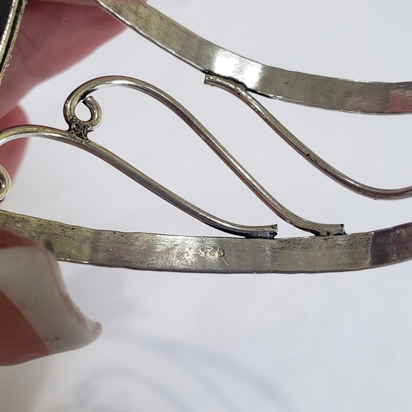 Red Jasper gemstone, 925 silver bracelet - Picture 15 of 16